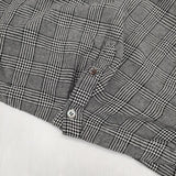mercibeaucoup, ドルマン チェック ブラウス シャツ ブラック ホワイト レディース メルシーボークー【中古】6-0830M∞