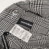 mercibeaucoup, 変形 チェック ロングスカート ブラック ホワイト レディース メルシーボークー【中古】6-0830M∞