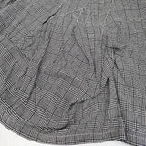 mercibeaucoup, 変形 チェック ロングスカート ブラック ホワイト レディース メルシーボークー【中古】6-0830M∞