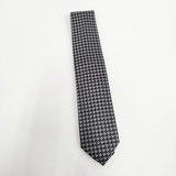 Paul Smith 幾何学 264803 シルク ネクタイ クロ ベージュ メンズ ポール・スミス【中古】6-0615G◎