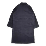 MHL. 595-9110503 コットン スタンドカラーコート PROOFED COTTON POPLIN コート ネイビー レディース エムエイチエル【中古】6-0917M∞