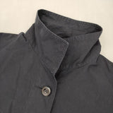 MHL. 595-9110503 コットン スタンドカラーコート PROOFED COTTON POPLIN コート ネイビー レディース エムエイチエル【中古】6-0917M∞