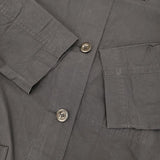 MHL. 595-9110503 コットン スタンドカラーコート PROOFED COTTON POPLIN コート ネイビー レディース エムエイチエル【中古】6-0917M∞