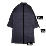 MHL. 595-9110503 コットン スタンドカラーコート PROOFED COTTON POPLIN コート ネイビー レディース エムエイチエル【中古】6-0917M∞