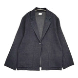 URBAN RESEARCH DOORS ウールガーゼジャケット サイズM 定価13200円 薄手 テーラードジャケット 25AW チャコールグレー レディース アーバンリサーチドアーズ【中古】6-0914T♪