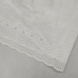 JOURNAL STANDARD カットワーク 裾刺繍 ロングスカート ホワイト レディース ジャーナルスタンダード【中古】6-0917M∞