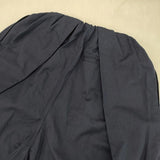 GALERIE VIE ノンマーセライズドコットン アシンメトリーパンツ コットンギャバジン 定価35200円 パンツ 25AW ネイビー レディース ギャルリーヴィー【中古】6-0830G∞