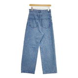 GALERIE VIE ハイツイストデニム ストレートパンツ 定価49500円 サイズ34 デニムパンツ 25SS ブルー レディース ギャルリーヴィー【中古】6-0830G∞