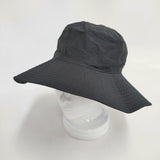 KIJIMA TAKAYUKI LINEN RAYON WIDE BRIM BUCKET HAT ワイドブリムバケットハット 定価15400円 ハット クロ レディース キジマタカユキ【中古】6-0622M◎