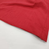 CITYSHOP CUT DRESS with SCARF 36 定価19800円 ノースリーブカットソードレス ワンピース 25SS レッド レディース シティショップ【中古】6-0707S♪