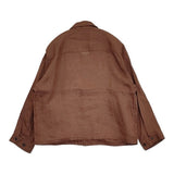 JOURNAL STANDARD リネンミリタリージャケット 定価15400円 ジャケット 26SS ブラウン レディース ジャーナルスタンダード【中古】6-0704M♪