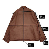JOURNAL STANDARD リネンミリタリージャケット 定価15400円 ジャケット 26SS ブラウン レディース ジャーナルスタンダード【中古】6-0704M♪
