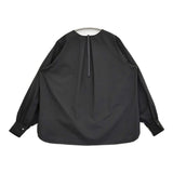 Lelill THE BASIC BLOUSE 4.0 サイズ38 定価19800円 11570811 ブラウス シャツ 26SS ブラック レディース レリル【中古】6-0704M♪