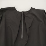 Lelill THE BASIC BLOUSE 4.0 サイズ38 定価19800円 11570811 ブラウス シャツ 26SS ブラック レディース レリル【中古】6-0704M♪