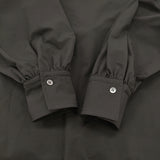 Lelill THE BASIC BLOUSE 4.0 サイズ38 定価19800円 11570811 ブラウス シャツ 26SS ブラック レディース レリル【中古】6-0704M♪