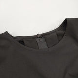Lelill THE BASIC BLOUSE 4.0 サイズ38 定価19800円 11570811 ブラウス シャツ 26SS ブラック レディース レリル【中古】6-0704M♪