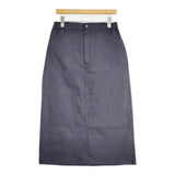NEW BALANCE MET24 Denim Skirt 定価19800円 デニム ロングスカート 24AW ネイビー レディース ニューバランス【中古】6-0830G∞