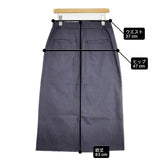 NEW BALANCE MET24 Denim Skirt 定価19800円 デニム ロングスカート 24AW ネイビー レディース ニューバランス【中古】6-0830G∞