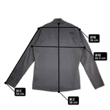 THE NORTH FACE ロングスリーブフラッシュドライジップアップ NTW62311 長袖Ｔシャツ カットソー ロンＴ グレー レディース ザノースフェイス【中古】6-0917M∞