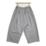 mizuiro-ind ハイウエストワイドパンツ イージーパンツ 定価17930円 日本製 パンツ グレー レディース ミズイロインド【中古】6-0917G∞