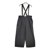 pas de calais リヨセルコットンポプリンサロペット 8669 定価42900円 サイズ36 サロペット 25SS ブラック レディース パドカレ【中古】6-0704G♪