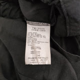 pas de calais リヨセルコットンポプリンサロペット 8669 定価42900円 サイズ36 サロペット 25SS ブラック レディース パドカレ【中古】6-0704G♪