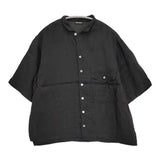 pas de calais キュプラタフタブラウス 定価28600円 サイズ34 ブラウス シャツ 24SS ブラック レディース パドカレ【中古】6-0707S♪