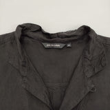 pas de calais キュプラタフタブラウス 定価28600円 サイズ34 ブラウス シャツ 24SS ブラック レディース パドカレ【中古】6-0707S♪