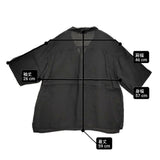 pas de calais キュプラタフタブラウス 定価28600円 サイズ34 ブラウス シャツ 24SS ブラック レディース パドカレ【中古】6-0707S♪