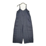 Vlas Blomme KL Vintage サロペット 定価37400円 コルトレイクリネン 13500013 サロペット ネイビー レディース ヴラスブラム【中古】6-0707S♪