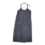 Vlas Blomme KL Vintage サロペット 定価37400円 コルトレイクリネン 13500013 サロペット ネイビー レディース ヴラスブラム【中古】6-0707S♪