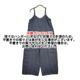 Vlas Blomme KL Vintage サロペット 定価37400円 コルトレイクリネン 13500013 サロペット ネイビー レディース ヴラスブラム【中古】6-0707S♪