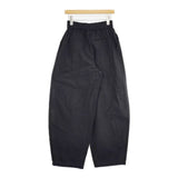 BABYLONE タックボリュームパンツ 2310010703 コットン サイズF パンツ 23SS ブラック レディース バビロン【中古】6-0917G∞
