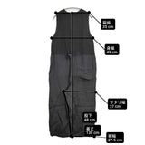Vlas Blomme Centenaire 25/1 オールインワン 定価62700円 コルトレイクリネン オールインワン ツナギ ブラック レディース ヴラスブラム【中古】6-0704S♪