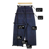 tumugu 12ozヴィンテージデニムワイドパンツ インディゴ サイズ1 TB19140 デニムパンツ ネイビー レディース ツムグ【中古】6-0917G∞