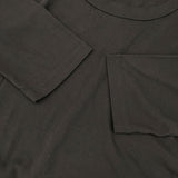Plantation ツイストバイオジャージー サイズM 定価17600円 製品洗い 長袖Ｔシャツ カットソー ロンＴ ブラック レディース プランテーション【中古】6-0917M∞