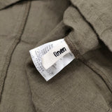 evam eva linen pullover sage リネンプルオーバー 定価24200円 日本製 E211T121 ブラウス シャツ 21SS カーキ レディース エヴァムエヴァ【中古】6-0707M♪