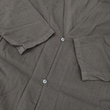 evam eva コットンローブ カーディガン 日本製 E221T078 cotton robe コート グレー レディース エヴァムエヴァ【中古】6-0917M∞