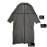 evam eva コットンローブ カーディガン 日本製 E221T078 cotton robe コート グレー レディース エヴァムエヴァ【中古】6-0917M∞