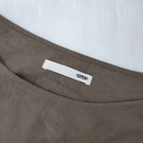 evam eva コットン 定価24200円 日本製 E221T108 cotton one piece ワンピース ブラウン レディース エヴァムエヴァ【中古】6-0917M∞