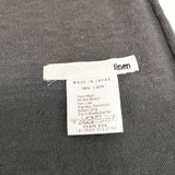 evam eva グラデーション大判ストール リネン ストール チャコールグレー レディース エヴァムエヴァ【中古】6-0622M◎