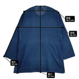dosa カディコットン インド製 インディゴ染め ブラウス シャツ ブルー レディース ドーサ【中古】6-0917M∞