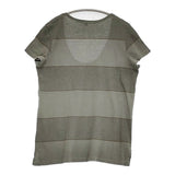 JAMES PERSE USA製 サイズ2 ポケット Uネック 半袖Ｔシャツ カットソー グレー系 レディース ジェームスパース【中古】6-0707S♪