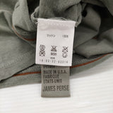 JAMES PERSE USA製 サイズ2 ポケット Uネック 半袖Ｔシャツ カットソー グレー系 レディース ジェームスパース【中古】6-0707S♪