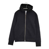 LOOPWHEELER/BEAMS PLUS SLIM FIT フルジップアップ 日本製 パーカー ブラック メンズ ループウィラー/ビームスプラス【中古】6-0906M∞
