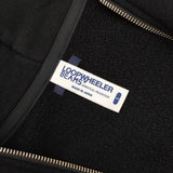 LOOPWHEELER/BEAMS PLUS SLIM FIT フルジップアップ 日本製 パーカー ブラック メンズ ループウィラー/ビームスプラス【中古】6-0906M∞