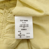 ecoloco エコロコ インド綿 カットワークレースギャザーブラウス サイズ3L CLF8408 刺繍 ブラウス シャツ 26SS イエロー レディース【中古】6-0704S♪