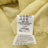 ecoloco エコロコ インド綿 カットワークレースギャザーブラウス サイズ3L CLF8408 刺繍 ブラウス シャツ 26SS イエロー レディース【中古】6-0704S♪