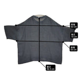 evam eva 未使用品 linen pullover リネンプルオーバー 定価26400円 サイズM E261T204 ブラウス シャツ 26SS north sea ネイビー レディース エヴァムエヴァ【中古】6-0704S♪