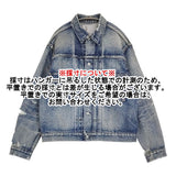 New Manual #006 LV 2ND T-BACK JACKET 定価81400円 ダメージ加工 デニムジャケット インディゴ ブルー メンズ ニューマニュアル【中古】6-0704M♪